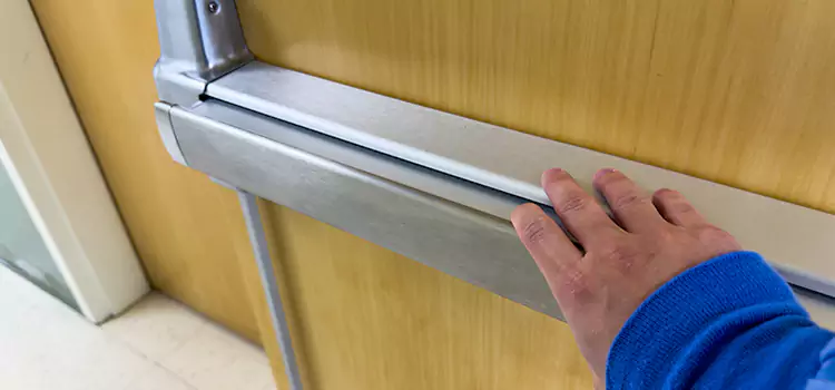 Installing a Push Bar on a Door Wheaton